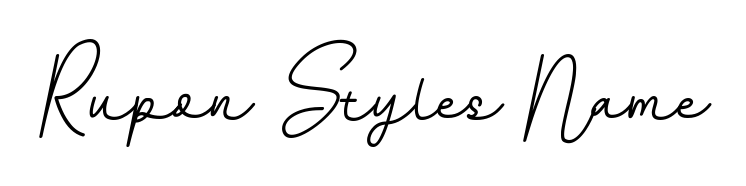 Discover the perfect balance of readability and style for Rupon Styles Name with BallpointsItalic-DORy9 font. Create your dream signature today. Rupon Styles Name signature style 11 images and pictures png
