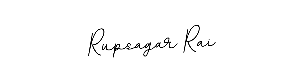 You should practise on your own different ways (BallpointsItalic-DORy9) to write your name (Rupsagar Rai) in signature. don't let someone else do it for you. Rupsagar Rai signature style 11 images and pictures png