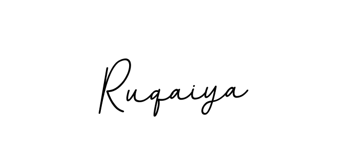How to make Ruqaiya signature? BallpointsItalic-DORy9 is a professional autograph style. Create handwritten signature for Ruqaiya name. Ruqaiya signature style 11 images and pictures png