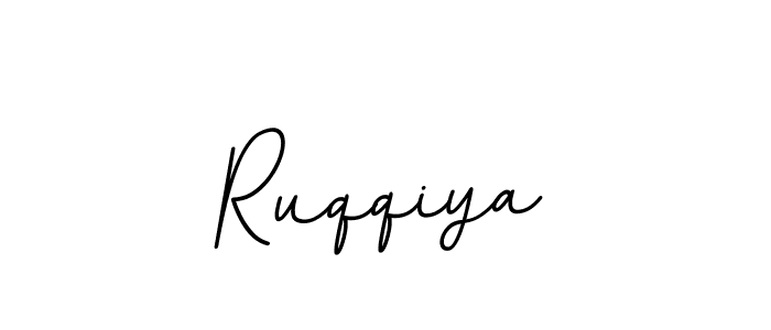 Ruqqiya stylish signature style. Best Handwritten Sign (BallpointsItalic-DORy9) for my name. Handwritten Signature Collection Ideas for my name Ruqqiya. Ruqqiya signature style 11 images and pictures png