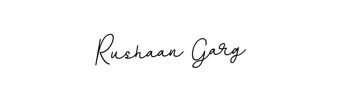 if you are searching for the best signature style for your name Rushaan Garg. so please give up your signature search. here we have designed multiple signature styles  using BallpointsItalic-DORy9. Rushaan Garg signature style 11 images and pictures png