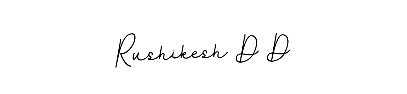Create a beautiful signature design for name Rushikesh D D. With this signature (BallpointsItalic-DORy9) fonts, you can make a handwritten signature for free. Rushikesh D D signature style 11 images and pictures png