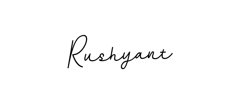 You can use this online signature creator to create a handwritten signature for the name Rushyant. This is the best online autograph maker. Rushyant signature style 11 images and pictures png