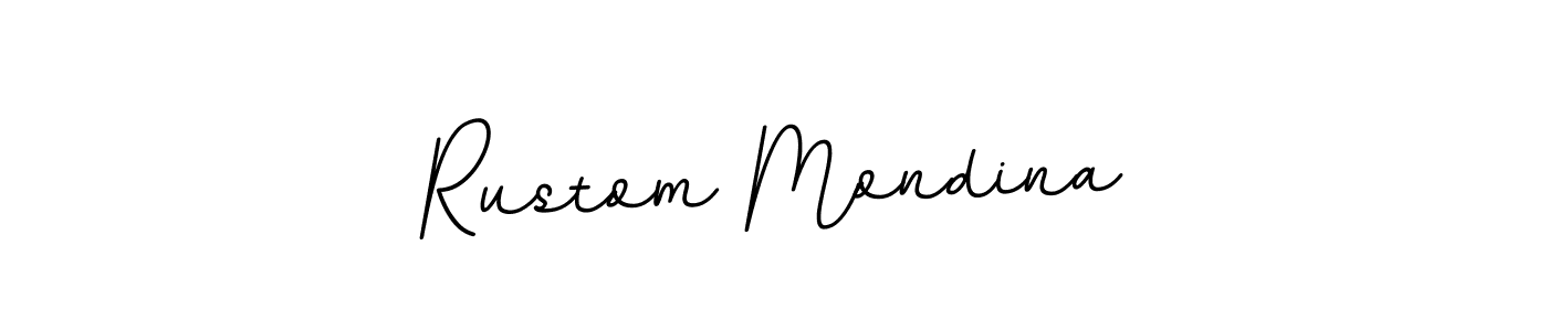 Design your own signature with our free online signature maker. With this signature software, you can create a handwritten (BallpointsItalic-DORy9) signature for name Rustom Mondina. Rustom Mondina signature style 11 images and pictures png