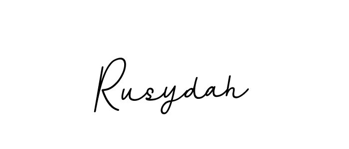 Make a beautiful signature design for name Rusydah. With this signature (BallpointsItalic-DORy9) style, you can create a handwritten signature for free. Rusydah signature style 11 images and pictures png