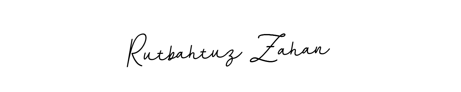 Also we have Rutbahtuz Zahan name is the best signature style. Create professional handwritten signature collection using BallpointsItalic-DORy9 autograph style. Rutbahtuz Zahan signature style 11 images and pictures png