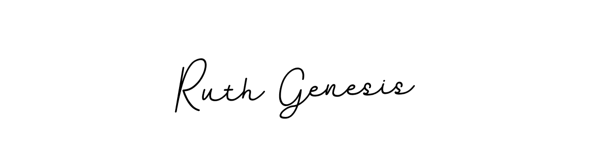 Make a beautiful signature design for name Ruth Genesis. With this signature (BallpointsItalic-DORy9) style, you can create a handwritten signature for free. Ruth Genesis signature style 11 images and pictures png