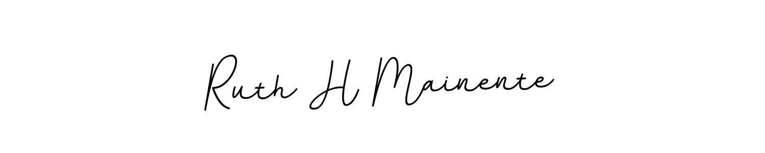 Best and Professional Signature Style for Ruth H Mainente. BallpointsItalic-DORy9 Best Signature Style Collection. Ruth H Mainente signature style 11 images and pictures png