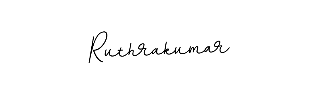 Make a beautiful signature design for name Ruthrakumar. With this signature (BallpointsItalic-DORy9) style, you can create a handwritten signature for free. Ruthrakumar signature style 11 images and pictures png