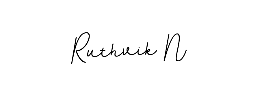 Also we have Ruthvik N name is the best signature style. Create professional handwritten signature collection using BallpointsItalic-DORy9 autograph style. Ruthvik N signature style 11 images and pictures png