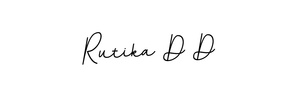 if you are searching for the best signature style for your name Rutika D D. so please give up your signature search. here we have designed multiple signature styles  using BallpointsItalic-DORy9. Rutika D D signature style 11 images and pictures png