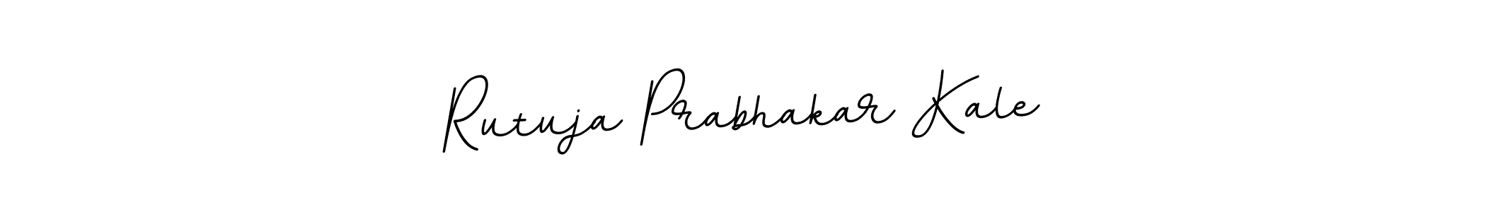 Use a signature maker to create a handwritten signature online. With this signature software, you can design (BallpointsItalic-DORy9) your own signature for name Rutuja Prabhakar Kale. Rutuja Prabhakar Kale signature style 11 images and pictures png