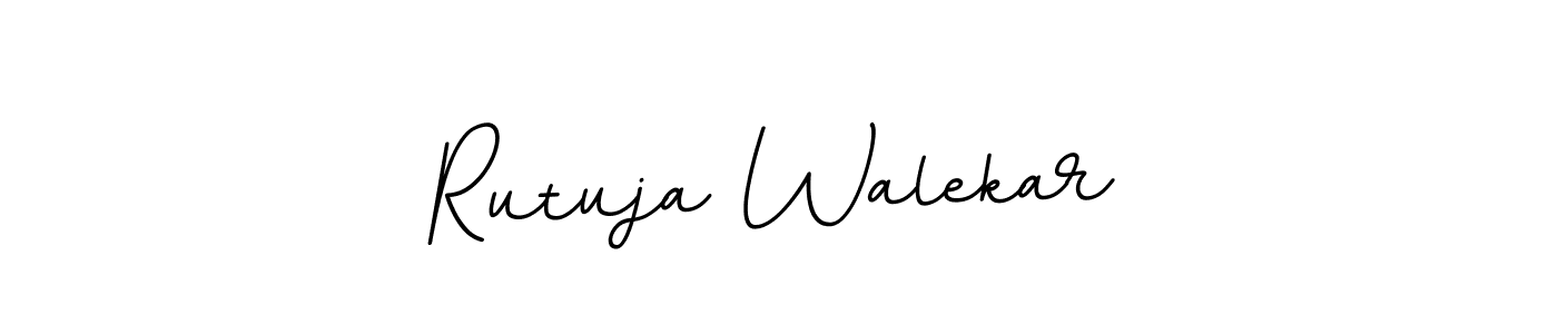 Design your own signature with our free online signature maker. With this signature software, you can create a handwritten (BallpointsItalic-DORy9) signature for name Rutuja Walekar. Rutuja Walekar signature style 11 images and pictures png