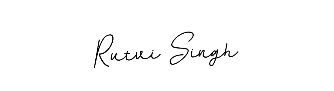 Use a signature maker to create a handwritten signature online. With this signature software, you can design (BallpointsItalic-DORy9) your own signature for name Rutvi Singh. Rutvi Singh signature style 11 images and pictures png