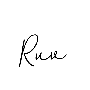 Use a signature maker to create a handwritten signature online. With this signature software, you can design (BallpointsItalic-DORy9) your own signature for name Ruv. Ruv signature style 11 images and pictures png