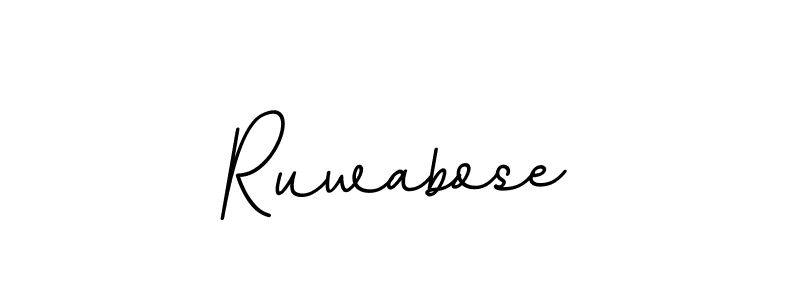 It looks lik you need a new signature style for name Ruwabose. Design unique handwritten (BallpointsItalic-DORy9) signature with our free signature maker in just a few clicks. Ruwabose signature style 11 images and pictures png