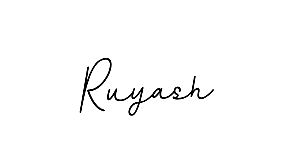 Make a beautiful signature design for name Ruyash. With this signature (BallpointsItalic-DORy9) style, you can create a handwritten signature for free. Ruyash signature style 11 images and pictures png