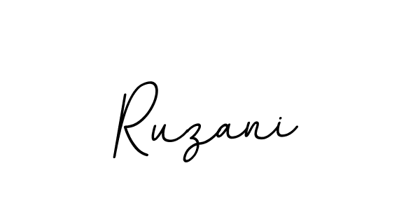 Ruzani stylish signature style. Best Handwritten Sign (BallpointsItalic-DORy9) for my name. Handwritten Signature Collection Ideas for my name Ruzani. Ruzani signature style 11 images and pictures png