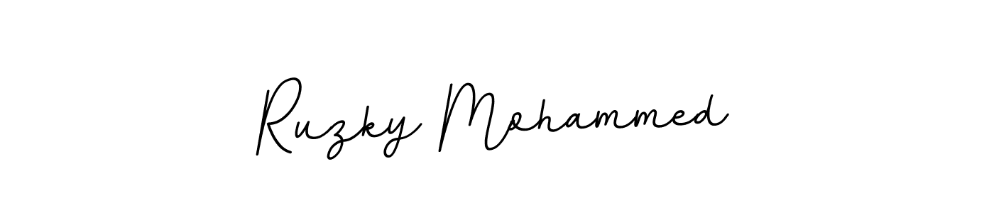 Ruzky Mohammed stylish signature style. Best Handwritten Sign (BallpointsItalic-DORy9) for my name. Handwritten Signature Collection Ideas for my name Ruzky Mohammed. Ruzky Mohammed signature style 11 images and pictures png