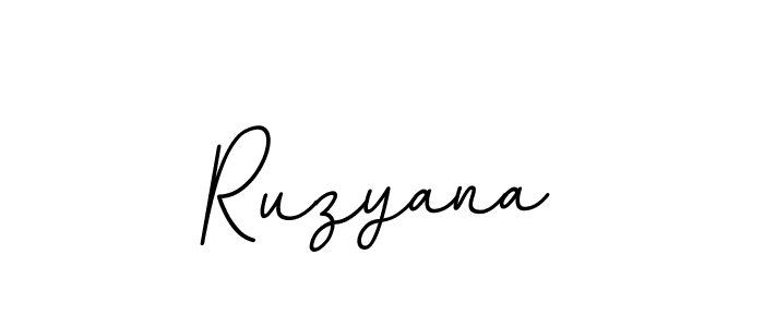 The best way (BallpointsItalic-DORy9) to make a short signature is to pick only two or three words in your name. The name Ruzyana include a total of six letters. For converting this name. Ruzyana signature style 11 images and pictures png