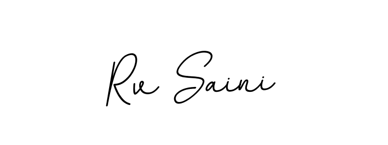 if you are searching for the best signature style for your name Rv Saini. so please give up your signature search. here we have designed multiple signature styles  using BallpointsItalic-DORy9. Rv Saini signature style 11 images and pictures png