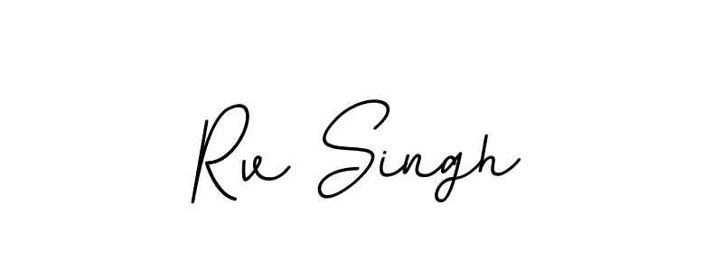 Rv Singh stylish signature style. Best Handwritten Sign (BallpointsItalic-DORy9) for my name. Handwritten Signature Collection Ideas for my name Rv Singh. Rv Singh signature style 11 images and pictures png