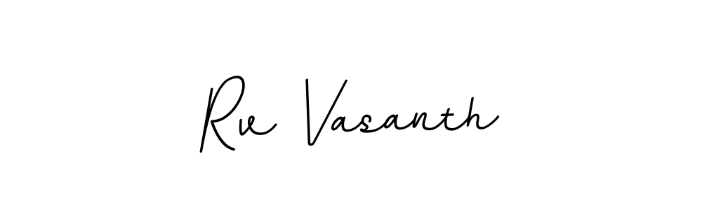 It looks lik you need a new signature style for name Rv Vasanth. Design unique handwritten (BallpointsItalic-DORy9) signature with our free signature maker in just a few clicks. Rv Vasanth signature style 11 images and pictures png
