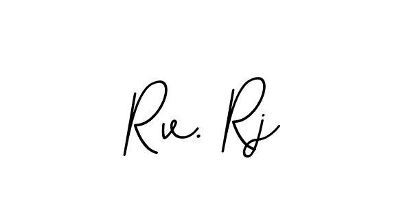 The best way (BallpointsItalic-DORy9) to make a short signature is to pick only two or three words in your name. The name Rv. Rj include a total of six letters. For converting this name. Rv. Rj signature style 11 images and pictures png