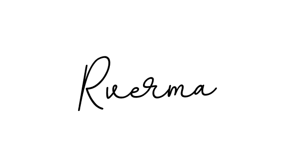 Make a beautiful signature design for name Rverma. With this signature (BallpointsItalic-DORy9) style, you can create a handwritten signature for free. Rverma signature style 11 images and pictures png