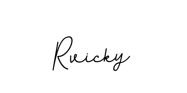 How to Draw Rvicky signature style? BallpointsItalic-DORy9 is a latest design signature styles for name Rvicky. Rvicky signature style 11 images and pictures png