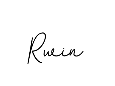 You should practise on your own different ways (BallpointsItalic-DORy9) to write your name (Rwin) in signature. don't let someone else do it for you. Rwin signature style 11 images and pictures png