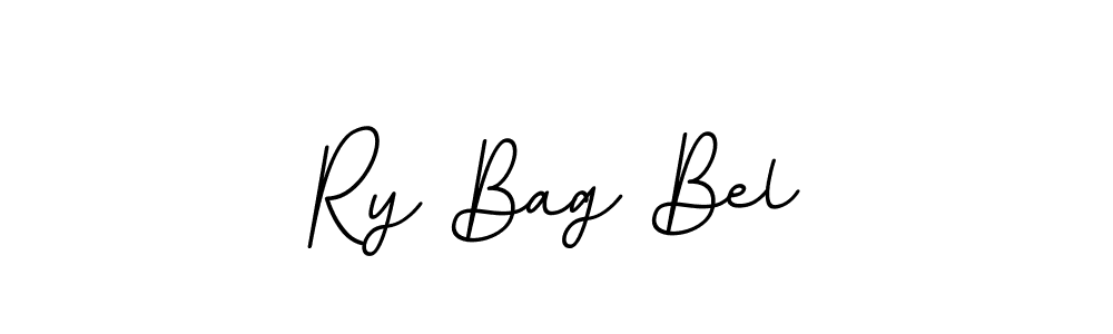 Create a beautiful signature design for name Ry Bag Bel. With this signature (BallpointsItalic-DORy9) fonts, you can make a handwritten signature for free. Ry Bag Bel signature style 11 images and pictures png
