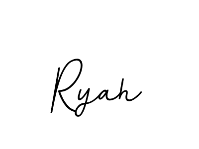 Design your own signature with our free online signature maker. With this signature software, you can create a handwritten (BallpointsItalic-DORy9) signature for name Ryah. Ryah signature style 11 images and pictures png