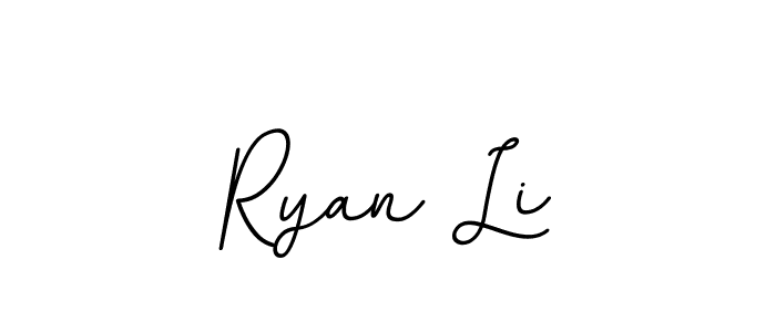 The best way (BallpointsItalic-DORy9) to make a short signature is to pick only two or three words in your name. The name Ryan Li include a total of six letters. For converting this name. Ryan Li signature style 11 images and pictures png