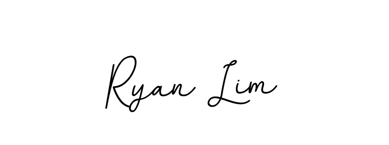 Design your own signature with our free online signature maker. With this signature software, you can create a handwritten (BallpointsItalic-DORy9) signature for name Ryan Lim. Ryan Lim signature style 11 images and pictures png