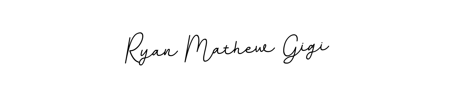 Make a short Ryan Mathew Gigi signature style. Manage your documents anywhere anytime using BallpointsItalic-DORy9. Create and add eSignatures, submit forms, share and send files easily. Ryan Mathew Gigi signature style 11 images and pictures png