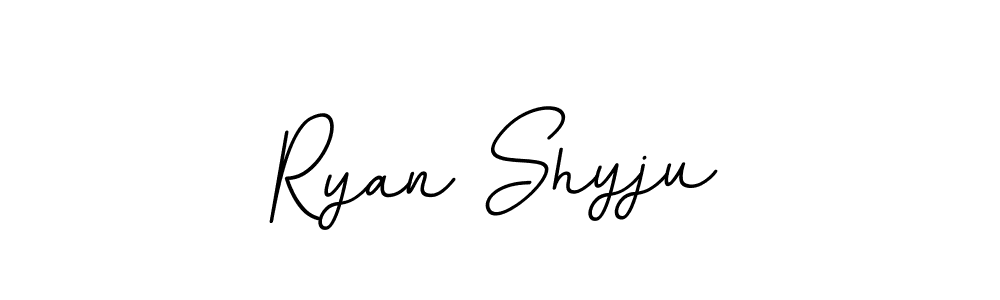 Design your own signature with our free online signature maker. With this signature software, you can create a handwritten (BallpointsItalic-DORy9) signature for name Ryan Shyju. Ryan Shyju signature style 11 images and pictures png