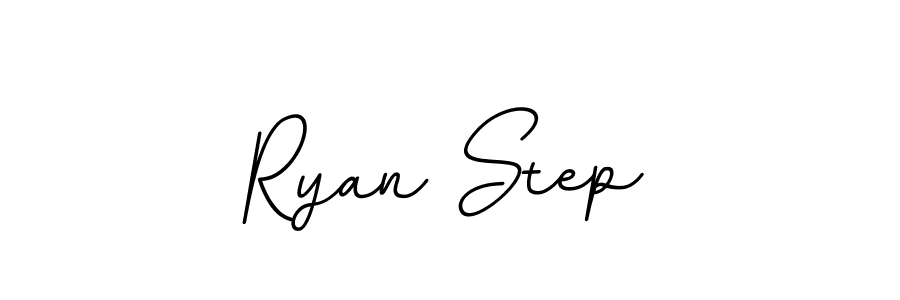 This is the best signature style for the Ryan Step name. Also you like these signature font (BallpointsItalic-DORy9). Mix name signature. Ryan Step signature style 11 images and pictures png