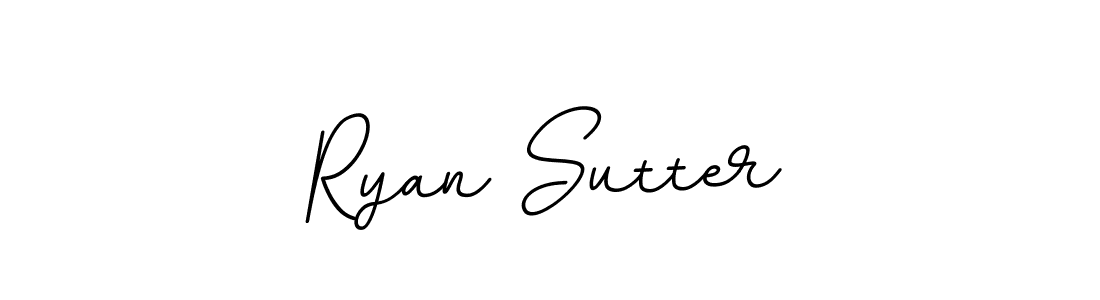 How to make Ryan Sutter name signature. Use BallpointsItalic-DORy9 style for creating short signs online. This is the latest handwritten sign. Ryan Sutter signature style 11 images and pictures png