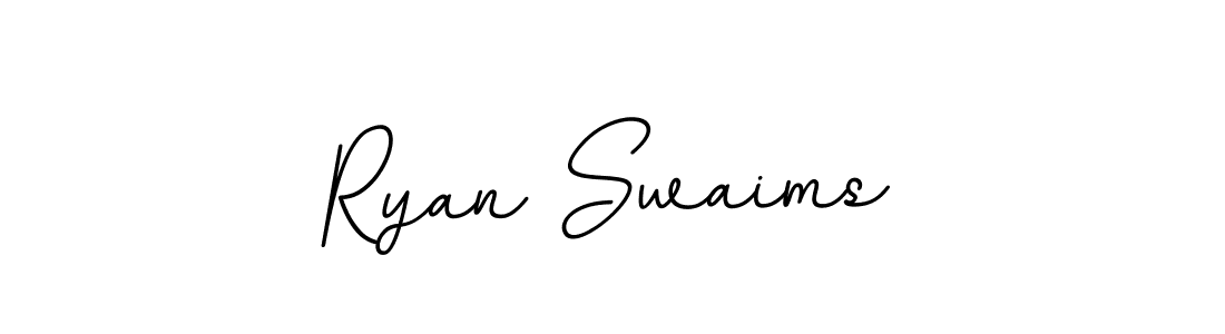 Create a beautiful signature design for name Ryan Swaims. With this signature (BallpointsItalic-DORy9) fonts, you can make a handwritten signature for free. Ryan Swaims signature style 11 images and pictures png