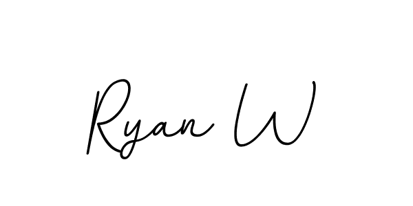 You can use this online signature creator to create a handwritten signature for the name Ryan W. This is the best online autograph maker. Ryan W signature style 11 images and pictures png