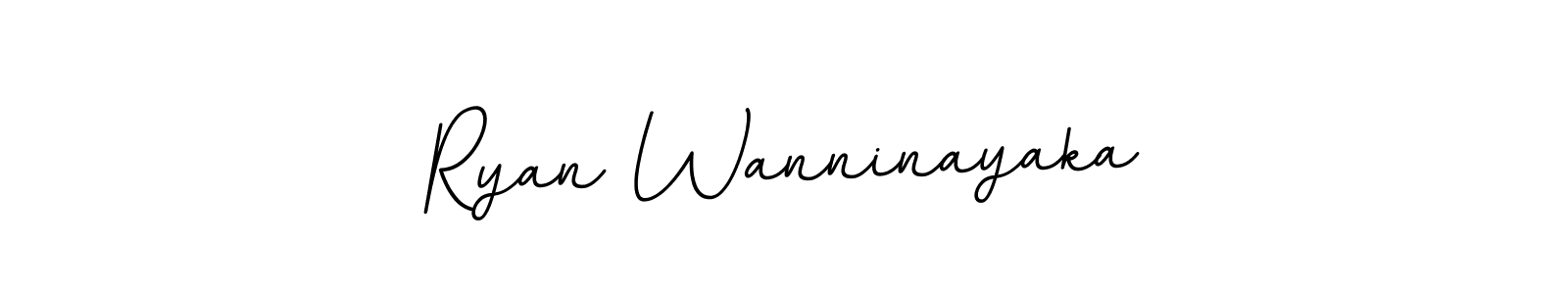 Create a beautiful signature design for name Ryan Wanninayaka. With this signature (BallpointsItalic-DORy9) fonts, you can make a handwritten signature for free. Ryan Wanninayaka signature style 11 images and pictures png