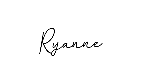 Make a beautiful signature design for name Ryanne. With this signature (BallpointsItalic-DORy9) style, you can create a handwritten signature for free. Ryanne signature style 11 images and pictures png