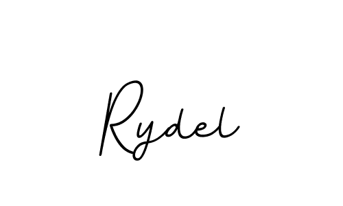 Design your own signature with our free online signature maker. With this signature software, you can create a handwritten (BallpointsItalic-DORy9) signature for name Rydel. Rydel signature style 11 images and pictures png