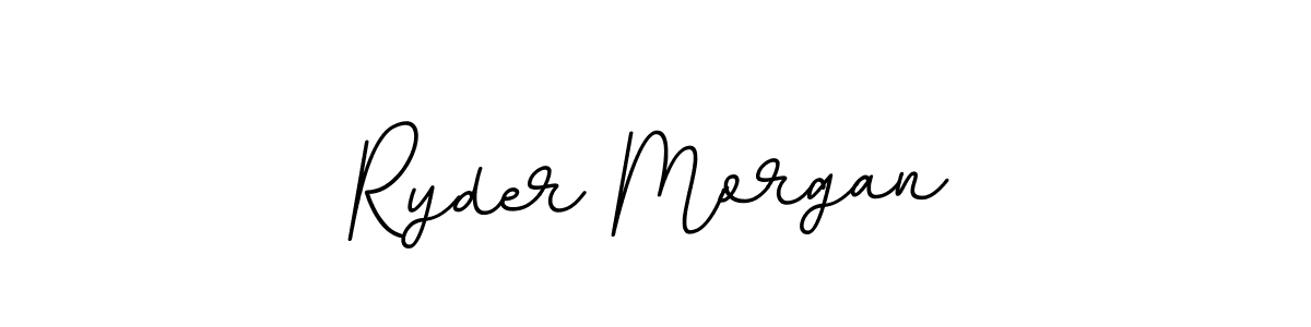 Make a beautiful signature design for name Ryder Morgan. With this signature (BallpointsItalic-DORy9) style, you can create a handwritten signature for free. Ryder Morgan signature style 11 images and pictures png