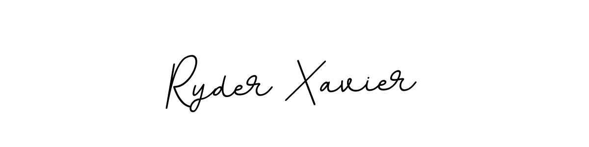 The best way (BallpointsItalic-DORy9) to make a short signature is to pick only two or three words in your name. The name Ryder Xavier include a total of six letters. For converting this name. Ryder Xavier signature style 11 images and pictures png