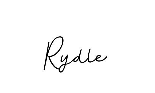 The best way (BallpointsItalic-DORy9) to make a short signature is to pick only two or three words in your name. The name Rydle include a total of six letters. For converting this name. Rydle signature style 11 images and pictures png