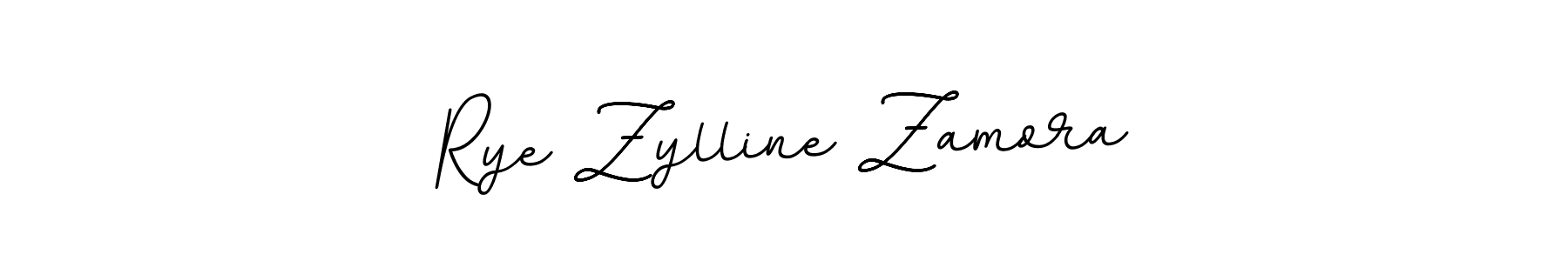 The best way (BallpointsItalic-DORy9) to make a short signature is to pick only two or three words in your name. The name Rye Zylline Zamora include a total of six letters. For converting this name. Rye Zylline Zamora signature style 11 images and pictures png