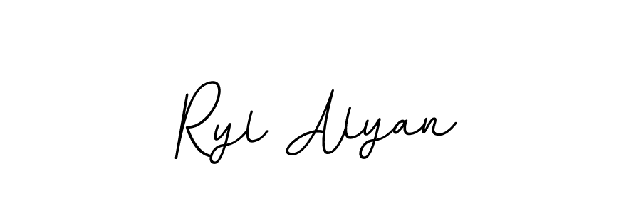 Check out images of Autograph of Ryl Alyan name. Actor Ryl Alyan Signature Style. BallpointsItalic-DORy9 is a professional sign style online. Ryl Alyan signature style 11 images and pictures png