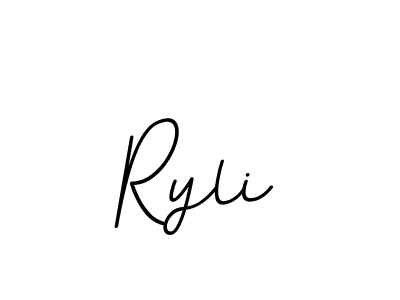 Ryli stylish signature style. Best Handwritten Sign (BallpointsItalic-DORy9) for my name. Handwritten Signature Collection Ideas for my name Ryli. Ryli signature style 11 images and pictures png